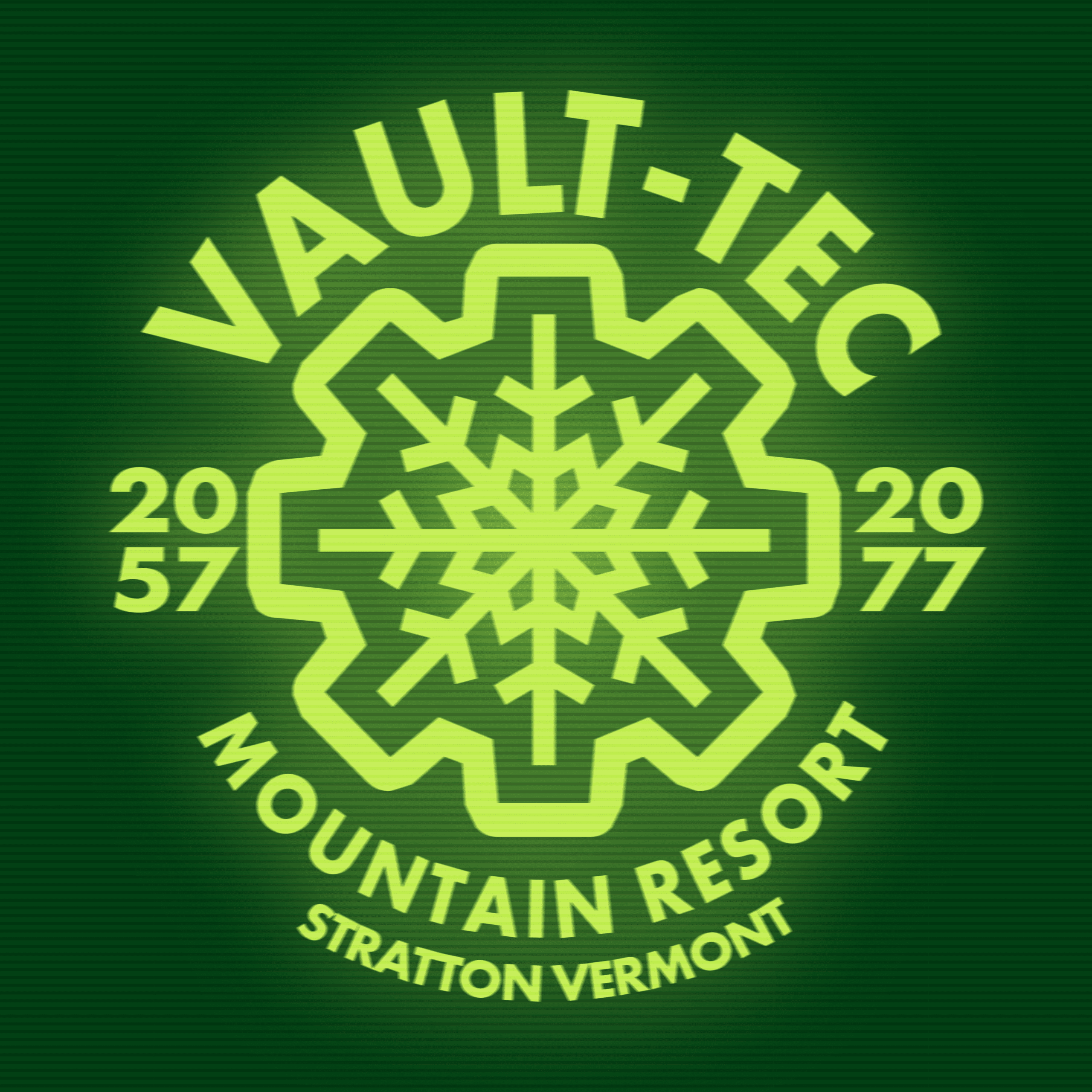 Vault-Tec Mountain Resort 20th anniversary design